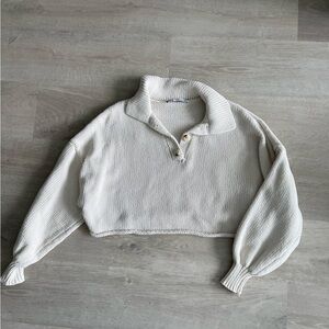 ZARA Cropped Knit Sweater